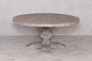 Havana Round Oak Pedestal Table