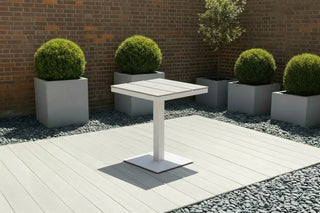 Milan Outdoor Square Pedestal Café Table Range