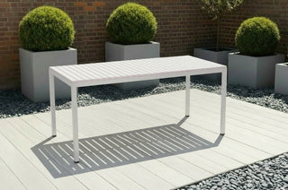 California Garden Outdoor Speckled Beige Café Table Set with California Chairs