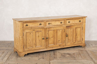 Vintage Large Pine Sideboard