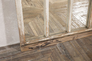 Vintage Window Frame Mirror