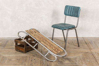 Wooden slat Metal Frame Sledge