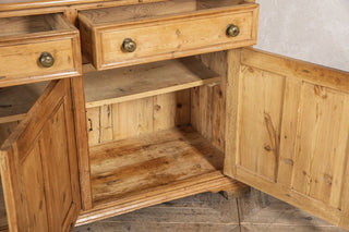 Vintage Large Pine Sideboard