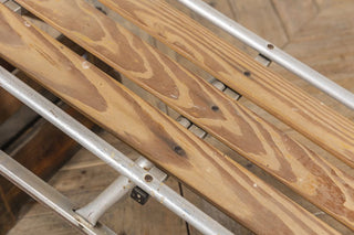 Wooden slat Metal Frame Sledge