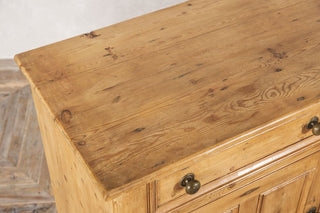 Vintage Large Pine Sideboard