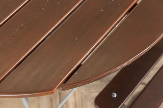 Vintage Outdoor Dining Table and Chair Set