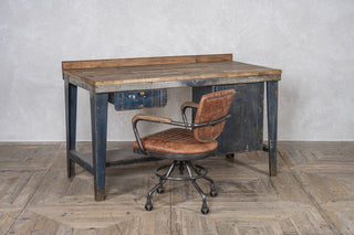 Industrial Workbench Desk Sideboard with Cupboard