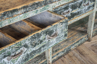 Vintage Industrial Workbench Sideboard