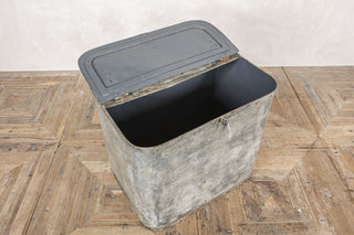 Galvanised Bin