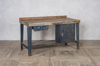 Industrial Workbench Desk Sideboard with Cupboard