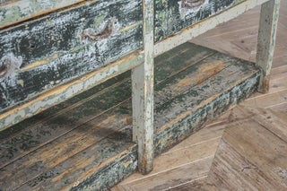 Vintage Industrial Workbench Sideboard