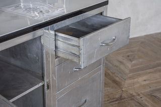 Vintage Aluminium Waiter Station