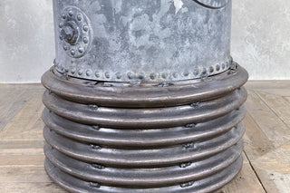 Galvanised Water Tank Upcycled Table