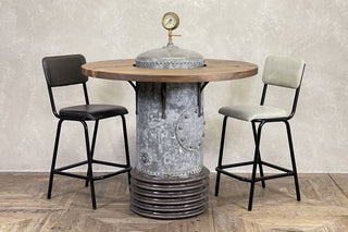 Galvanised Water Tank Upcycled Table