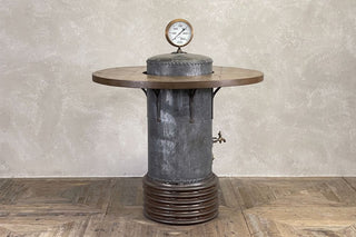 Industrial Water Tank Table (Poseur Height)