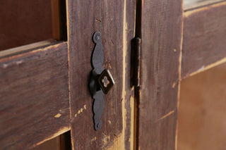 Glazed Kitchen Dresser Industrial Style Cupboard