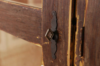 Glazed Kitchen Dresser Industrial Style Cupboard
