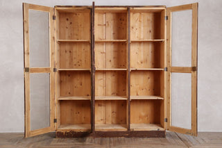 Glazed Kitchen Dresser Industrial Style Cupboard