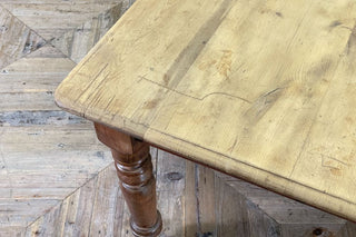 Large Victorian Pine Kitchen Table