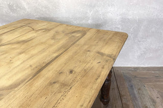 Large Victorian Pine Kitchen Table