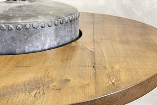 Industrial Water Tank Table (Poseur Height)