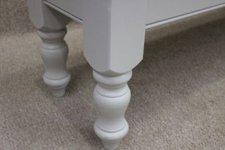 country style painted bench