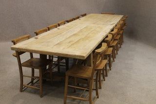 4m rustic reclaimed pine table