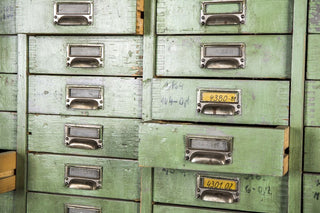 industrial bank of drawers