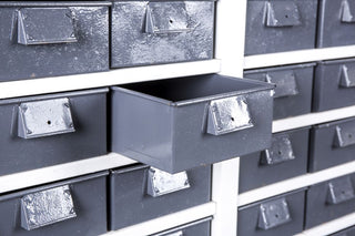 industrial bank of drawers