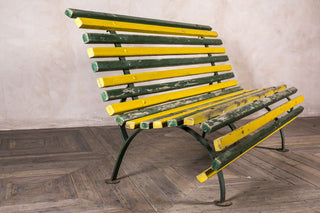 industrial bench with back