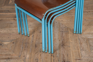 vintage stacking chairs