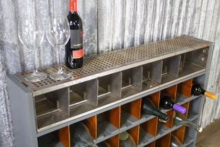 industrial bottle holder unit