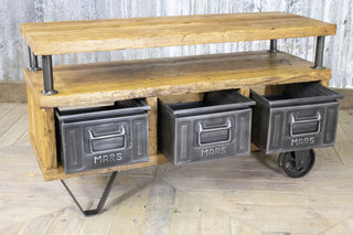 Industrial Style Television Stand