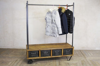metal clothes rack