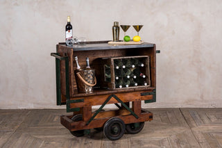 vintage drinks trolley