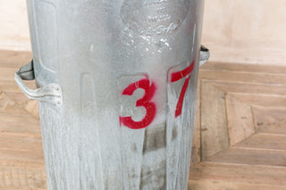 Small Galvanised Industrial Trash Cans