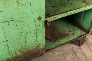 industrial green cabinet