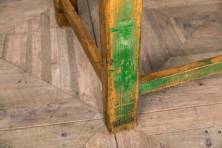industrial green display table