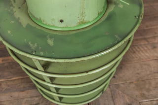 industrial green factory lights