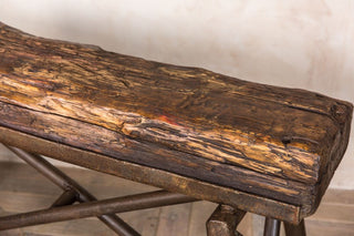 industrial leaning bench