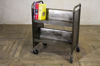 industrial metal drinks trolley