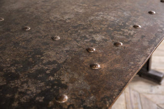 industrial metal table