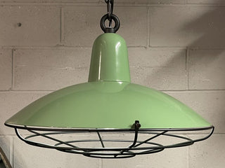 green-industrial-light-pendant