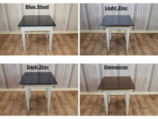 Handmade Restaurant Tables with Wooden Bases