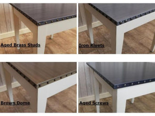 Handmade Restaurant Tables with Wooden Bases