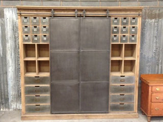 industrial style cabinet