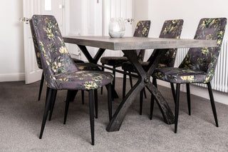 Pair of Yasmin Velvet Dining Chairs