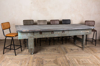 industrial style dining table