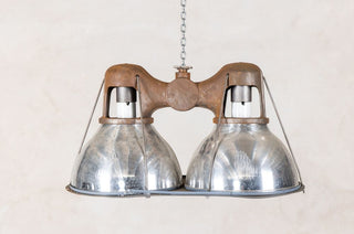 Industrial Style Double Ceiling Light