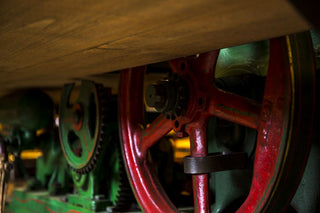 unique industrial style feature table